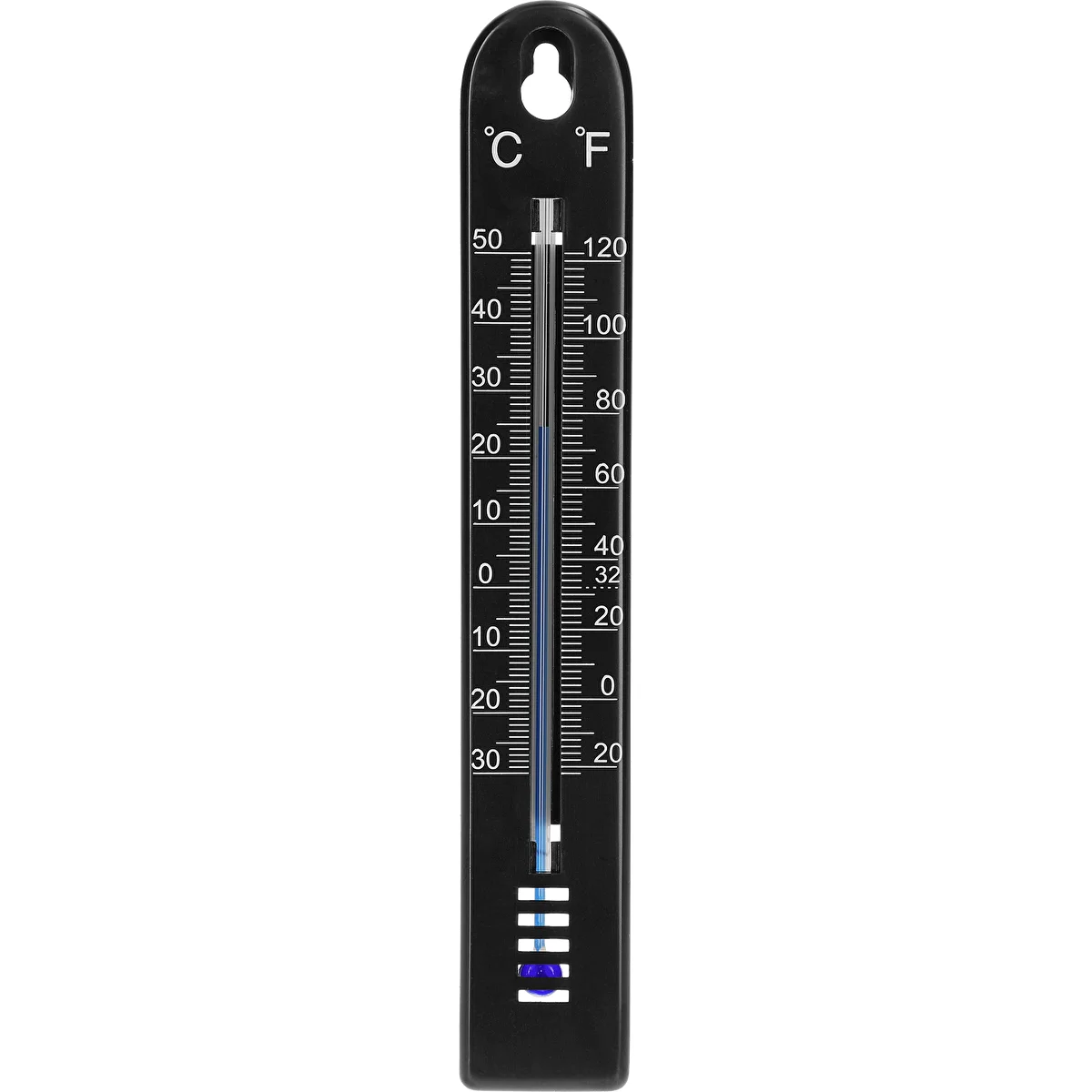 Univerzálny teplomer (-30 do +50°C), 17 cm, čierny
