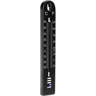Univerzálny teplomer (-30 do +50°C), 17 cm, čierny – photo 2