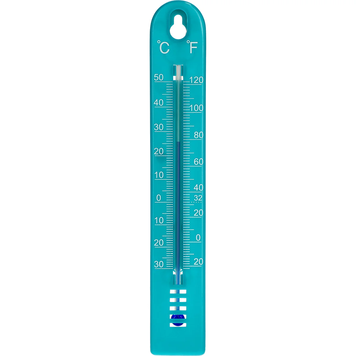 Univerzálny teplomer (-30 do +50°C), 17 cm, modrý