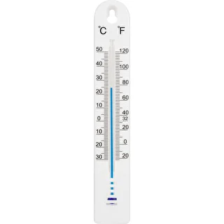 Univerzálny teplomer (-30 do +50°C), 17 cm, biely