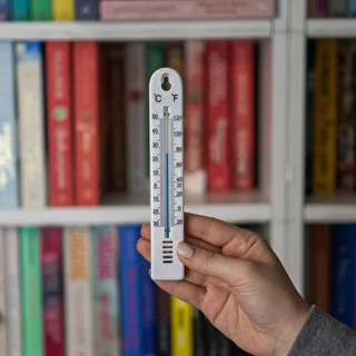 Univerzálny teplomer (-30 do +50°C), 17 cm, biely – photo 3