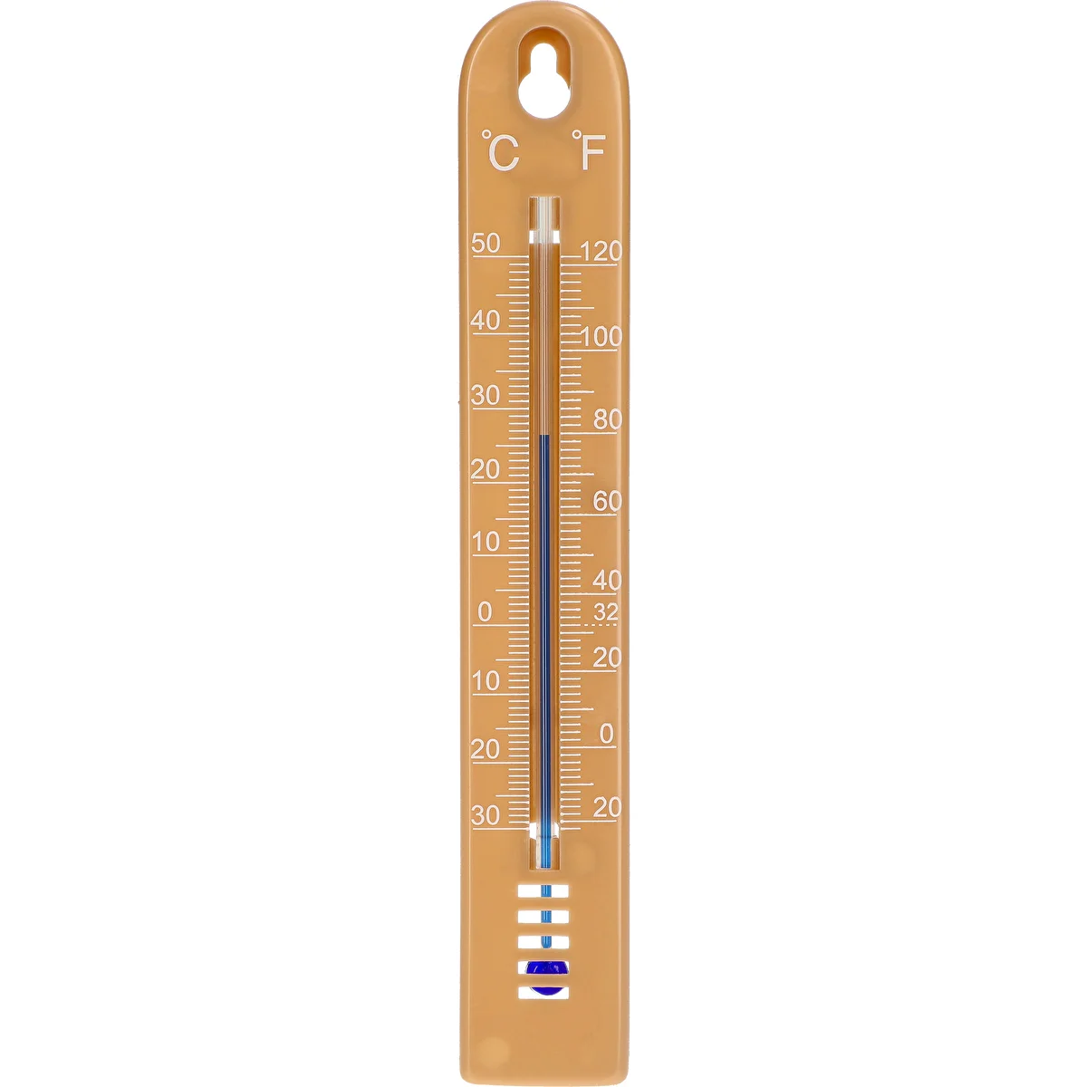 Univerzálny teplomer (-30 do +50°C), 17 cm, svetlohnedý