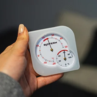 Vnútorný bimetalický teplomer s vlhkomerom (-20 do +50°C) mix – photo 10