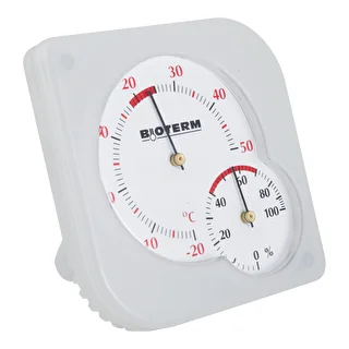Vnútorný bimetalický teplomer s vlhkomerom (-20 do +50°C) mix – photo 2