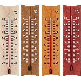Izbový teplomer drevený (-20 do +50°C), 15 cm, mix
