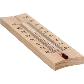 Izbový teplomer drevený (-20 do +50°C), svetlo hnedý, 15 cm – photo 4
