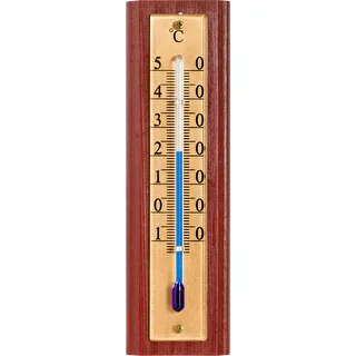 Izbový teplomer so zlatou stupnicou (-10°C do +50°C) 12cm