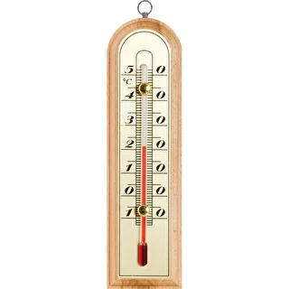 Izbový teplomer so zlatou stupnicou (-10°C do +50°C) 16cm