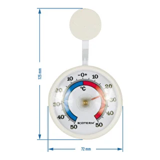 Univerzálny teplomer, samolepiaci (-50°C do +50°C) Ø 7,2cm – photo 2