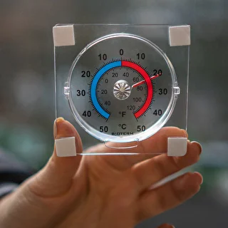 Univerzálny transparentný teplomer, samolepiaci (-50°C do +50°C) – photo 4