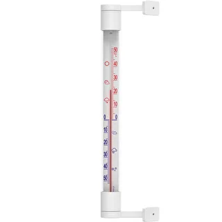 Vonkajší teplomer biely (-50°C do +50°C) 22cm – photo 1