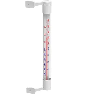 Vonkajší teplomer biely (-50°C do +50°C) 22cm – photo 2