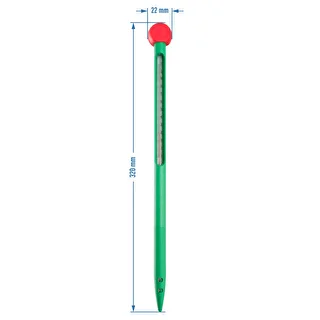 Pôdny teplomer (0°C do +100°C) 32cm – photo 3