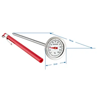Kuchynský teplomer (0°C do +100°C) 12,3cm – photo 2