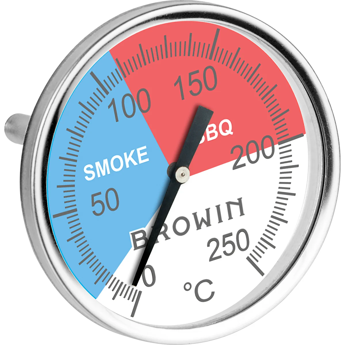 Teplomer na údiarňu a BBQ (0°C do +250°C) 5,2cm
