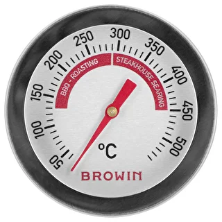 Teplomer na gril a BBQ, od 50 do +500°C, bimetalický, 5,3cm – photo 2
