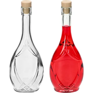 Ozdobná fľaša ICONA 500 ml, s korkom-hríbikom, 1 ks – photo 3