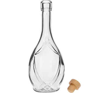Ozdobná fľaša ICONA 500 ml, s korkom-hríbikom, 1 ks – photo 2