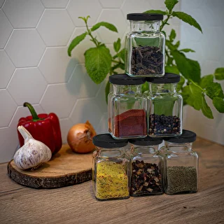 Pohár twist off 150ml Štyri rohy fi 53 s čiernym viečkom, 6 ks. – photo 10