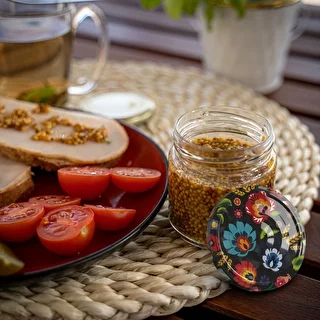 Pohár s objemom 212 ml, s farebnými viečkami ø 66. – photo 15