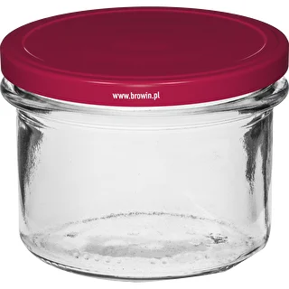 Jednoduchý pohár 235 ml (fi82) s bordovým viečkom 6 ks. – photo 2