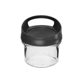 Sklenená nádoba 235 ml, s viečkom na zavesenie – photo 1