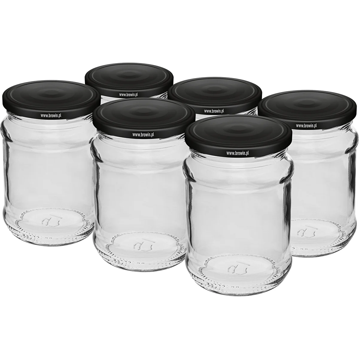 Pohár 250 ml fi 66/4 čierne viečko - 6 ks.