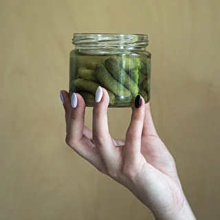 Nízka nádoba 330ml - so zlatým viečkom fi 82/6, 6ks. – photo 8