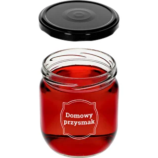 Pohár TO 425ml s potlačou „Domáca pochúťka” a čiernym viečkom fi 82 - 3ks. – photo 5