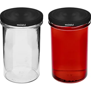 Jednoduchý pohár 545ml (fi 82) - s čiernym viečkom, 6 ks. – photo 5