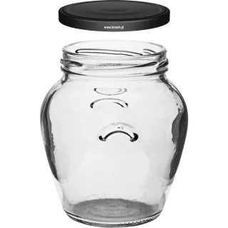 Pohár Amfora 580 ml (fi 82) s čiernym viečkom 6 ks. – photo 3