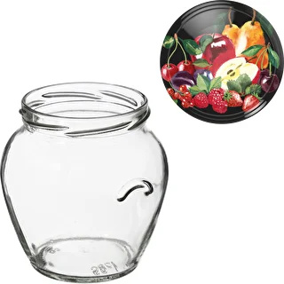 Pohár TO Amfora 580 ml s farebným viečkom fi82/6-6ks. – photo 8
