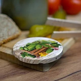 Pohár 1,5 L, fi 82/6 s farebným viečkom + kliešte – photo 4