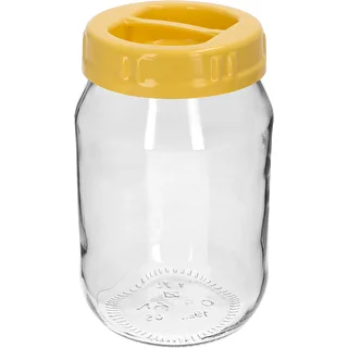 Pohár TO 1,7 l so žltým plastovým viečkom s držadlom, Ø 100, 1 ks.