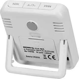 Elektronický teplomer s indikátorom komfortu, biely – photo 5