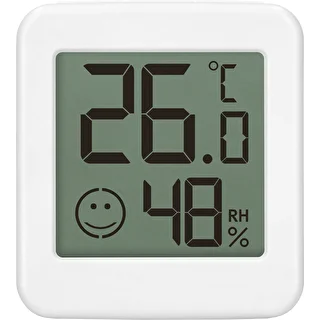 Elektronický teplomer s indikátorom komfortu, biely – photo 2