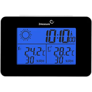 Meteorologická stanica RCC – elektronická, bezdrôtová, podsvietený senzor, čierna – photo 9