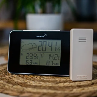 Meteorologická stanica RCC – elektronická, bezdrôtová, podsvietený senzor, čierna – photo 17
