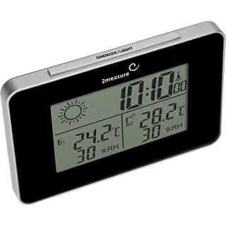 Meteorologická stanica RCC – elektronická, bezdrôtová, podsvietený senzor, čierna – photo 4