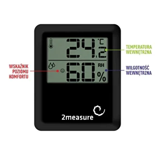 Meteorologická stanica – elektronická, bezdrôtová, čierna - typ A – photo 4