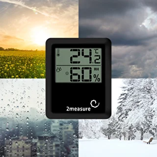 Meteorologická stanica – elektronická, bezdrôtová, čierna - typ A – photo 10