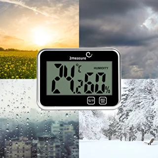 Meteorologická stanica – elektronická, bezdrôtová, čierna - typ B – photo 12