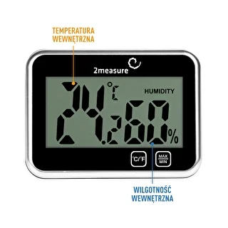 Meteorologická stanica – elektronická, bezdrôtová, čierna - typ B – photo 5