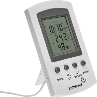 Meteorologická stanica – elektronická, sonda, biela – photo 2