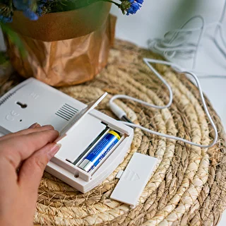 Meteorologická stanica – elektronická, sonda, biela – photo 12