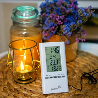 Meteorologická stanica – elektronická, sonda, biela – photo 5