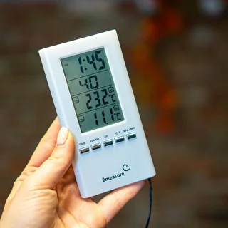 Meteorologická stanica – elektronická, sonda, biela – photo 9