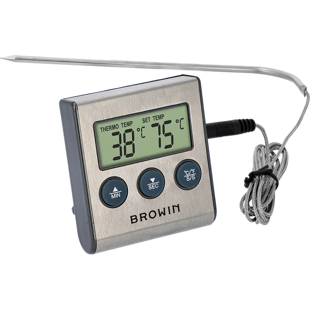 Elektronický kuchynský teplomer so sondou (0°C do 250°C)
