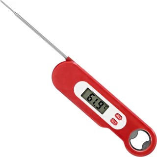 Elektronický kulinársky teplomer so skladacou sondou (-50/+300℃), červený – photo 3
