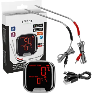 Kuchynský teplomer s Bluetooth, 2 sondy – photo 2